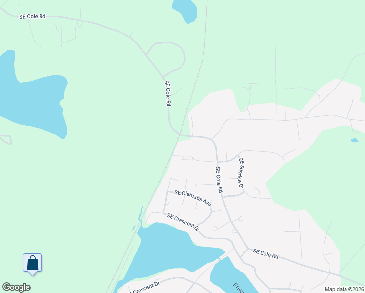 map of restaurants, bars, coffee shops, grocery stores, and more near 1480 Southeast Cole Road in Shelton