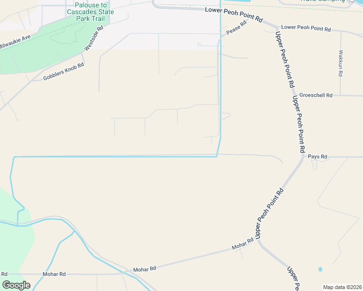 map of restaurants, bars, coffee shops, grocery stores, and more near 1030 Pease Road in Cle Elum