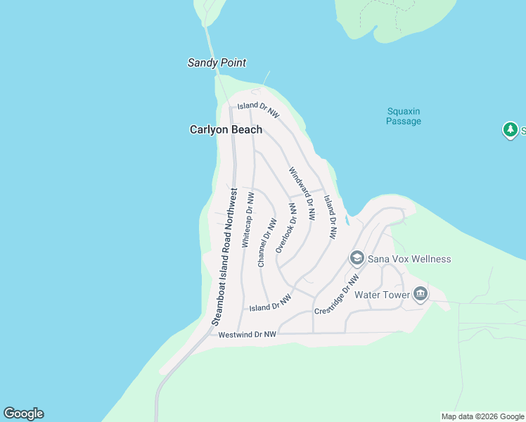 map of restaurants, bars, coffee shops, grocery stores, and more near 9944 Sandpiper Court in Olympia