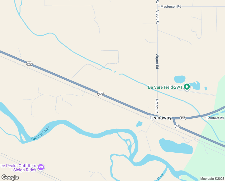 map of restaurants, bars, coffee shops, grocery stores, and more near 4081 Washington 970 in Cle Elum