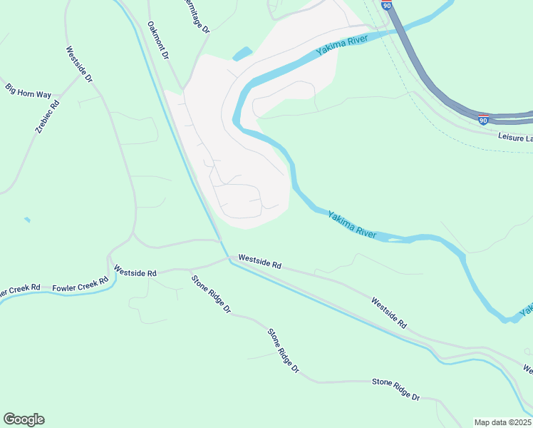 map of restaurants, bars, coffee shops, grocery stores, and more near 1270 Oakmont Drive in Cle Elum