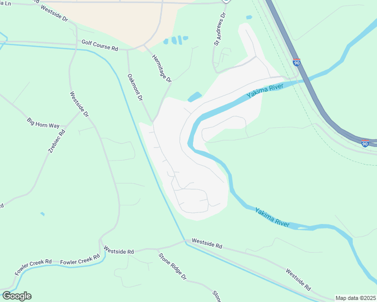 map of restaurants, bars, coffee shops, grocery stores, and more near 1060 Pebble Beach Drive in Cle Elum