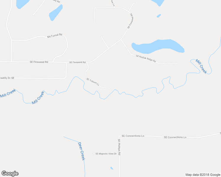 map of restaurants, bars, coffee shops, grocery stores, and more near 100 Southeast Trillium Lane in Shelton