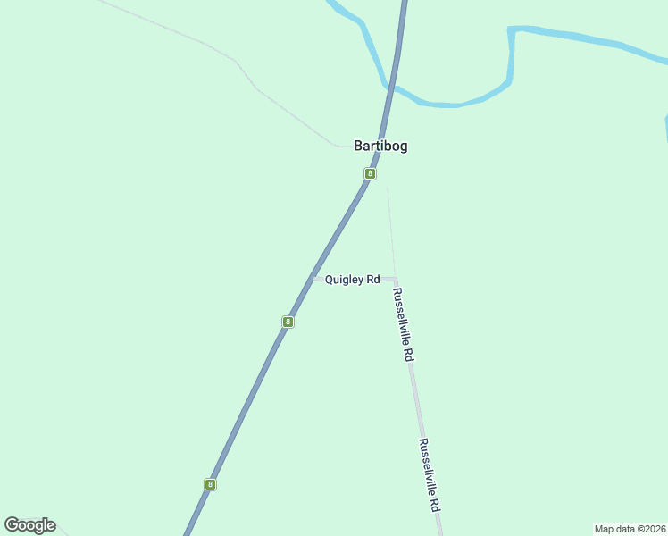 map of restaurants, bars, coffee shops, grocery stores, and more near 8 Russellville Road in Russellville