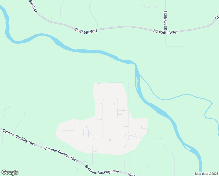 map of restaurants, bars, coffee shops, grocery stores, and more near 27108 80th Street East in Buckley