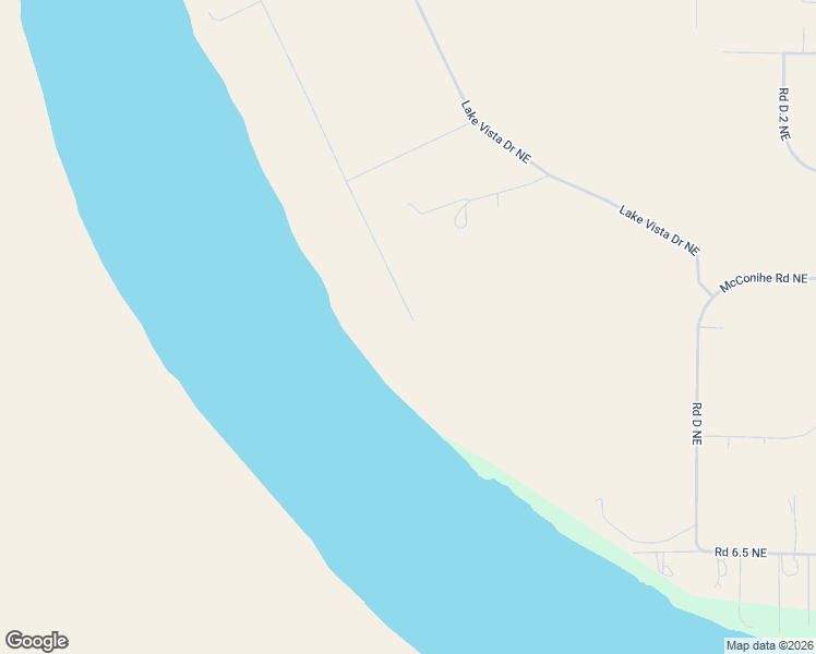 map of restaurants, bars, coffee shops, grocery stores, and more near 1386 Stonecrest Road Northeast in Moses Lake