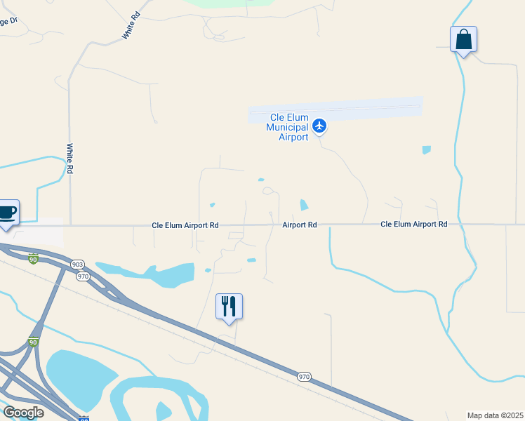 map of restaurants, bars, coffee shops, grocery stores, and more near 1701 Airport Rd in Cle Elum