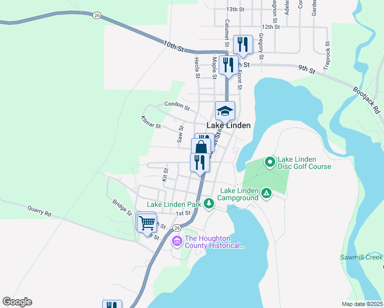 435 Hecla Street, Lake Linden MI Walk Score