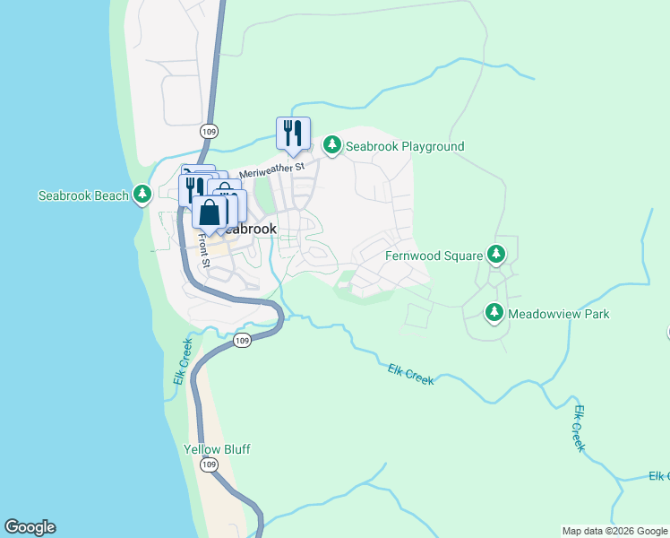 map of restaurants, bars, coffee shops, grocery stores, and more near 269 Compass Street in Pacific Beach