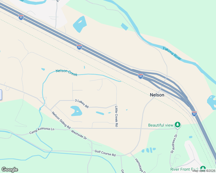 map of restaurants, bars, coffee shops, grocery stores, and more near 531 Little Creek Road in Cle Elum