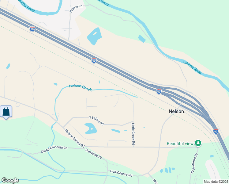 map of restaurants, bars, coffee shops, grocery stores, and more near 790 Little Creek Road in Cle Elum