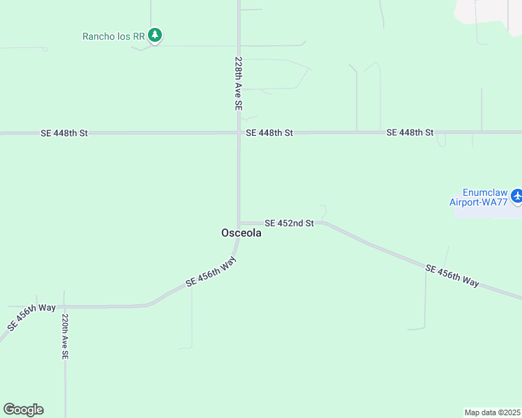 map of restaurants, bars, coffee shops, grocery stores, and more near 22825 Southeast 452nd Street in Enumclaw