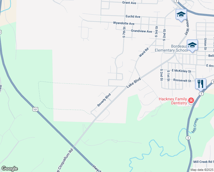 map of restaurants, bars, coffee shops, grocery stores, and more near 743 Wyoming Avenue in Shelton
