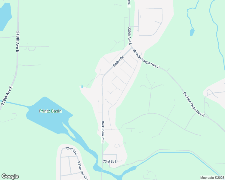 map of restaurants, bars, coffee shops, grocery stores, and more near 6619 231st Ave Ct in Buckley