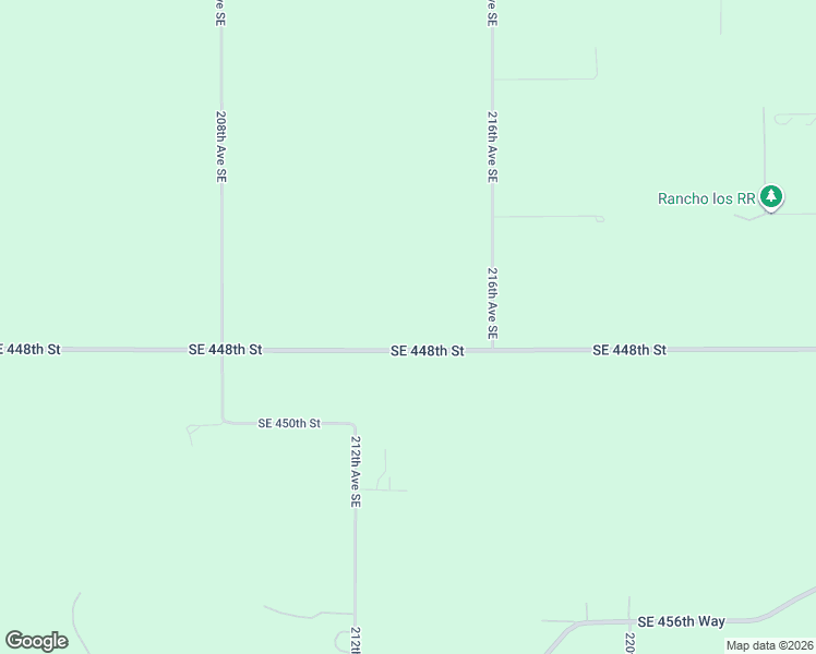 map of restaurants, bars, coffee shops, grocery stores, and more near 21304 Southeast 448th Street in Enumclaw