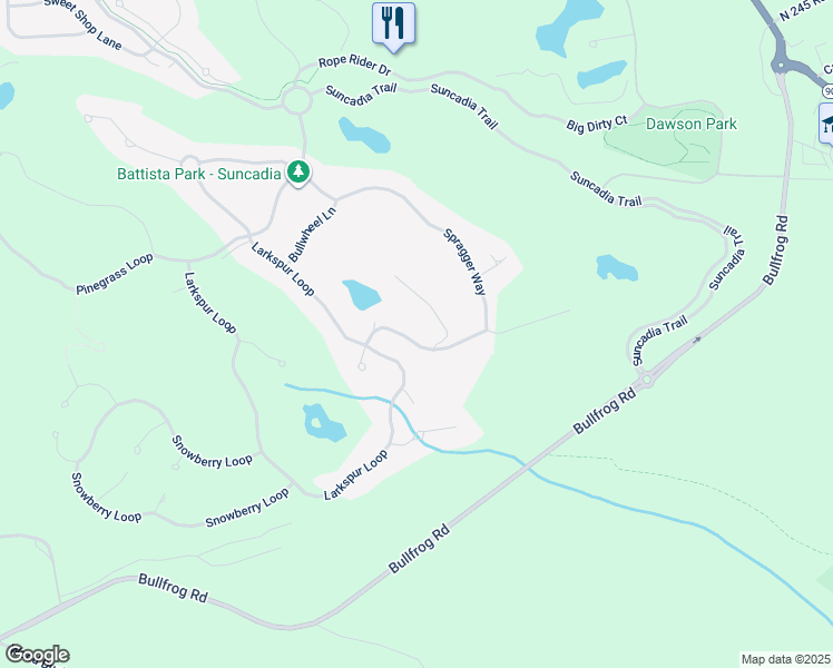 map of restaurants, bars, coffee shops, grocery stores, and more near 1060 Spragger Way in Cle Elum