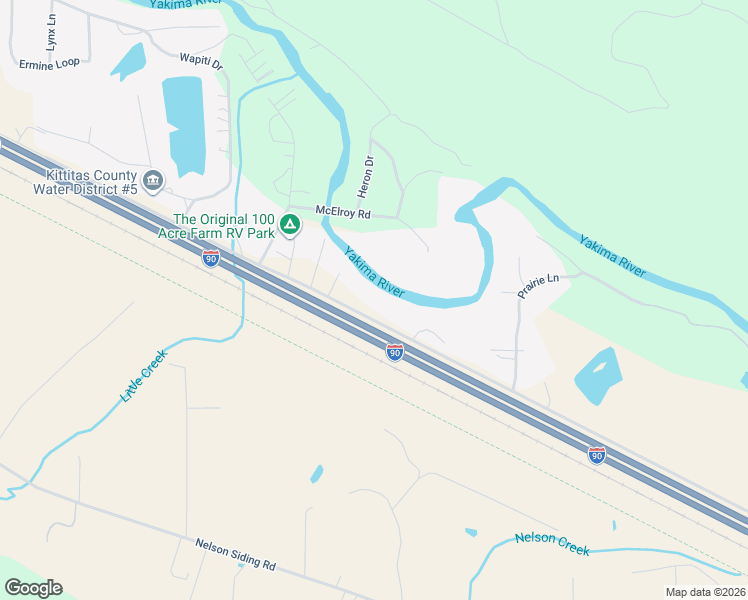 map of restaurants, bars, coffee shops, grocery stores, and more near 1941 Hundley Road in Cle Elum