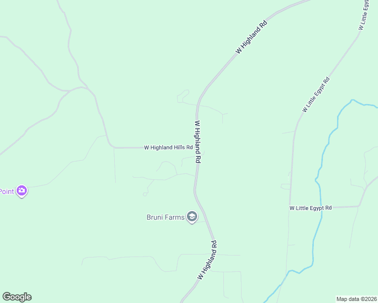 map of restaurants, bars, coffee shops, grocery stores, and more near 2070 West Highland Road in Shelton