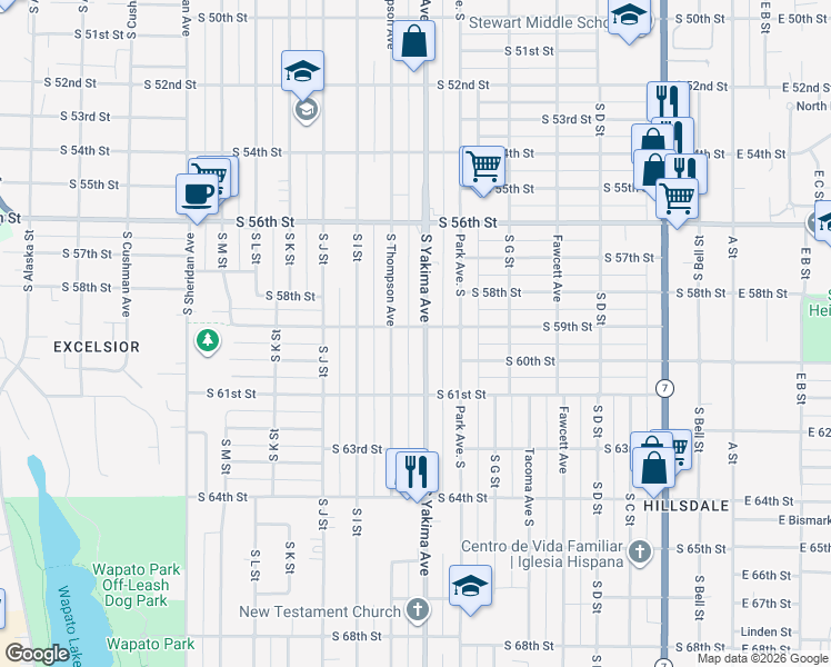 Walk Score Detail Map