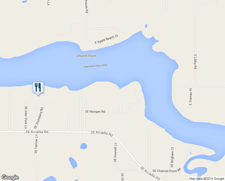 map of restaurants, bars, coffee shops, grocery stores, and more near 273 Southeast Morgan Road in Shelton