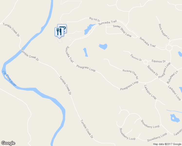 map of restaurants, bars, coffee shops, grocery stores, and more near 1450 Pinegrass Loop in Cle Elum