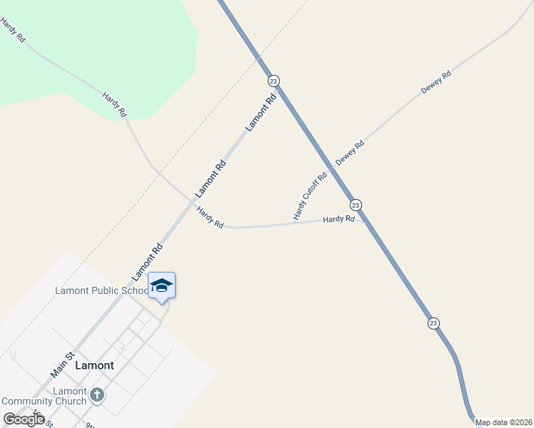 map of restaurants, bars, coffee shops, grocery stores, and more near in Lamont