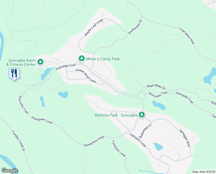 map of restaurants, bars, coffee shops, grocery stores, and more near 2372 Suncadia Trail in Cle Elum