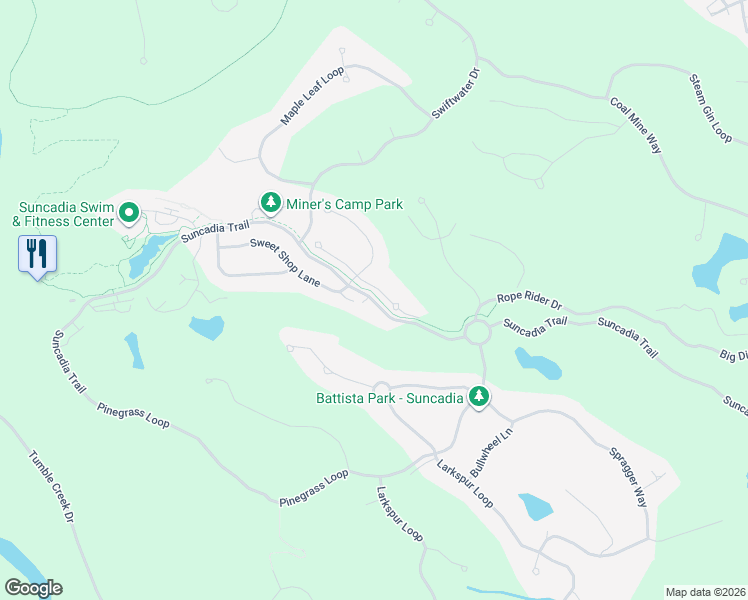 map of restaurants, bars, coffee shops, grocery stores, and more near 2370 Suncadia Trail in Cle Elum