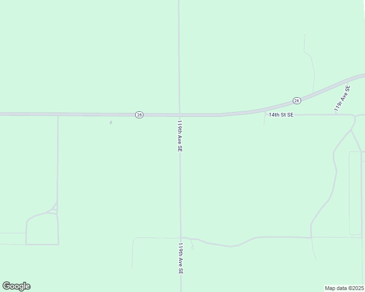 map of restaurants, bars, coffee shops, grocery stores, and more near 1412 119s Avenue Southeast in Dazey