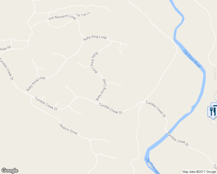 map of restaurants, bars, coffee shops, grocery stores, and more near 40 Silver Queen Lane in Cle Elum
