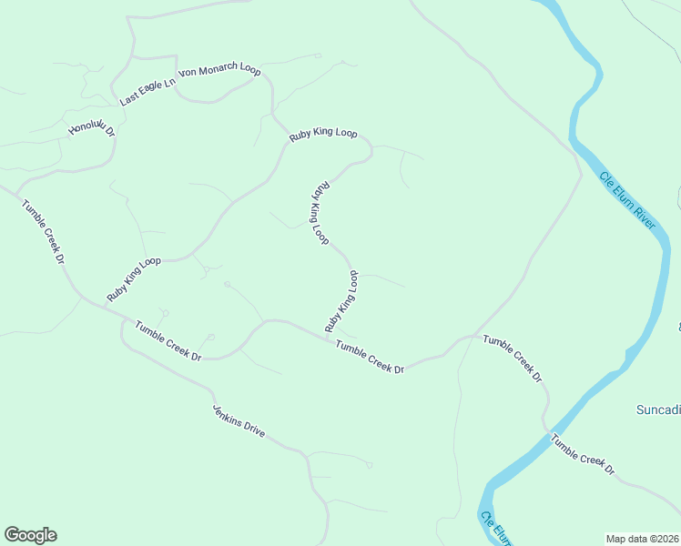 map of restaurants, bars, coffee shops, grocery stores, and more near 371 Ruby King Loop in Cle Elum