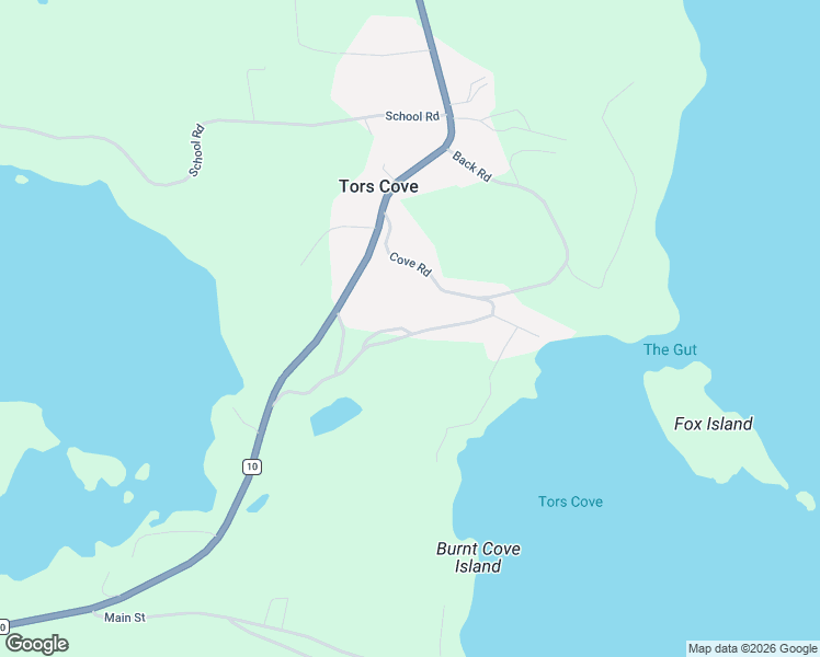 map of restaurants, bars, coffee shops, grocery stores, and more near 9 Long Run Road in Tors Cove