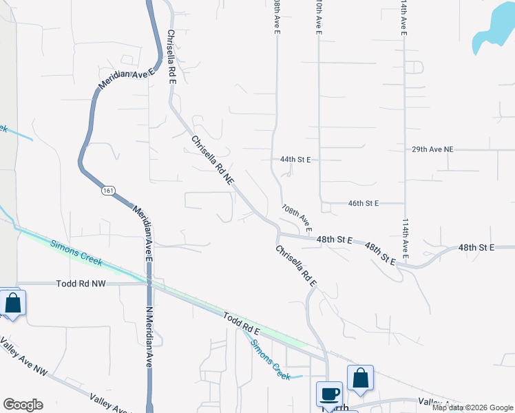 map of restaurants, bars, coffee shops, grocery stores, and more near 4609 Chrisella Road East in Edgewood