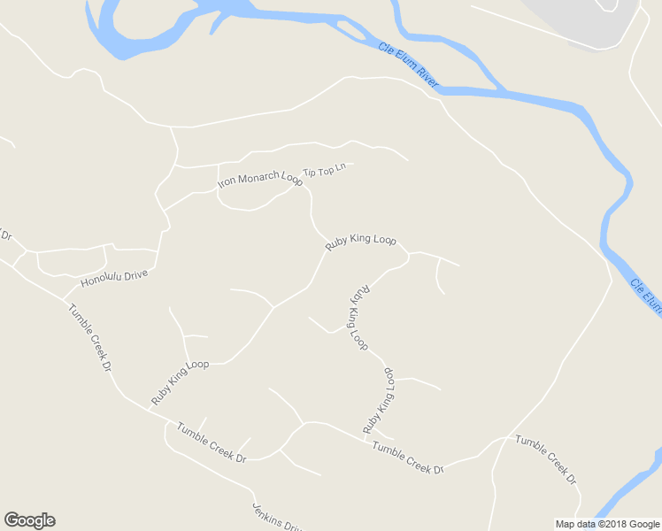 map of restaurants, bars, coffee shops, grocery stores, and more near 1251 Ruby King Loop in Cle Elum