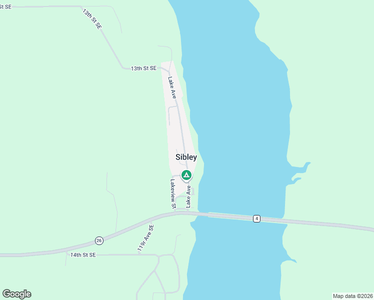 map of restaurants, bars, coffee shops, grocery stores, and more near in Sibley