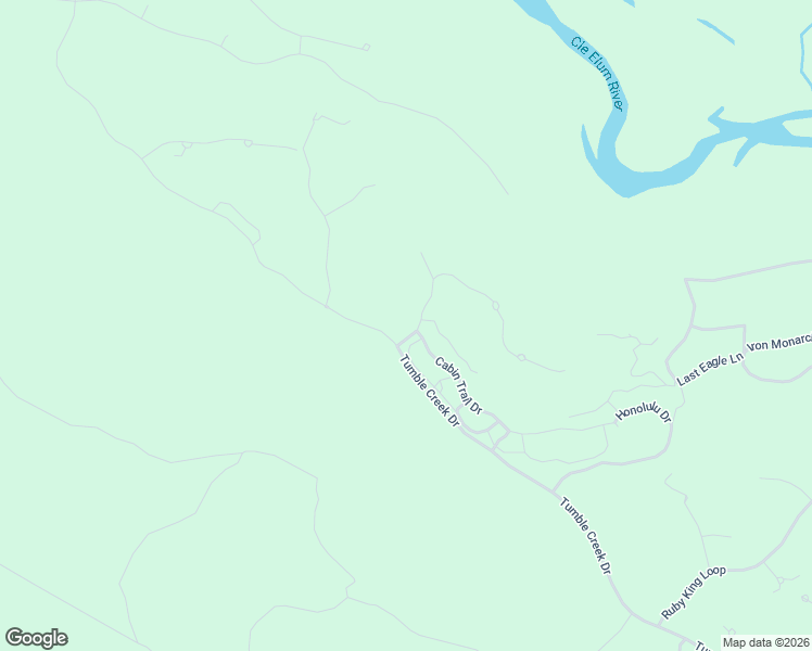 map of restaurants, bars, coffee shops, grocery stores, and more near 71 Quick Creek Lane in Cle Elum