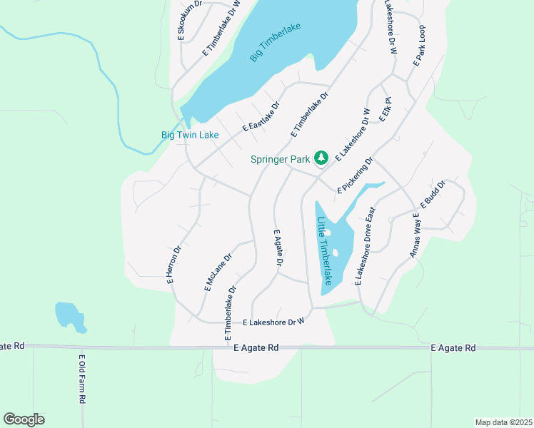 map of restaurants, bars, coffee shops, grocery stores, and more near 361 East Agate Drive in Shelton