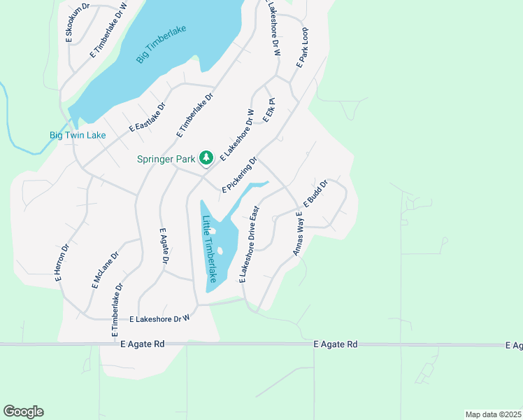 map of restaurants, bars, coffee shops, grocery stores, and more near 540 East Lakeshore Drive East in Shelton