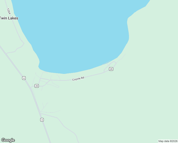map of restaurants, bars, coffee shops, grocery stores, and more near Coyote Road in Naytahwaush