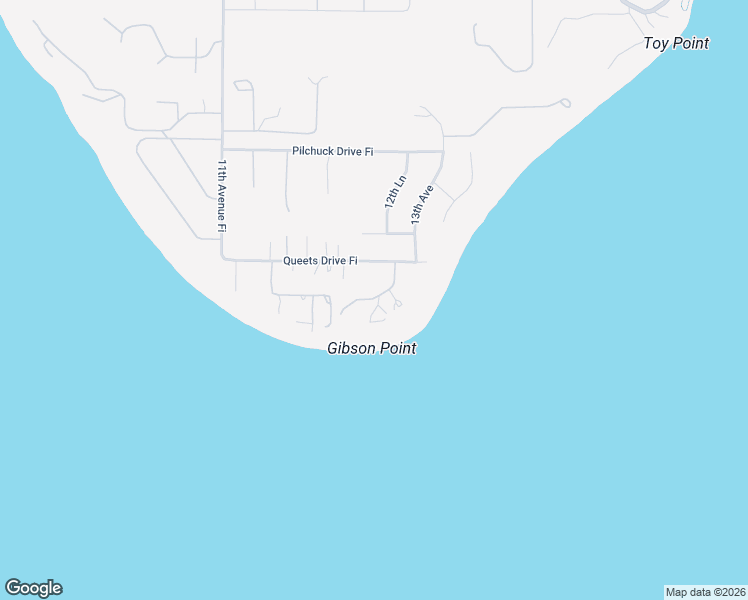 map of restaurants, bars, coffee shops, grocery stores, and more near 1226 Queets Pl Fi in Fox Island