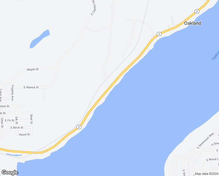 map of restaurants, bars, coffee shops, grocery stores, and more near 320 East Pine Street in Shelton