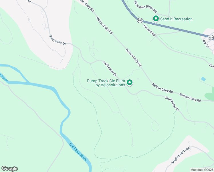 map of restaurants, bars, coffee shops, grocery stores, and more near 1281 Kokanee Loop in Cle Elum