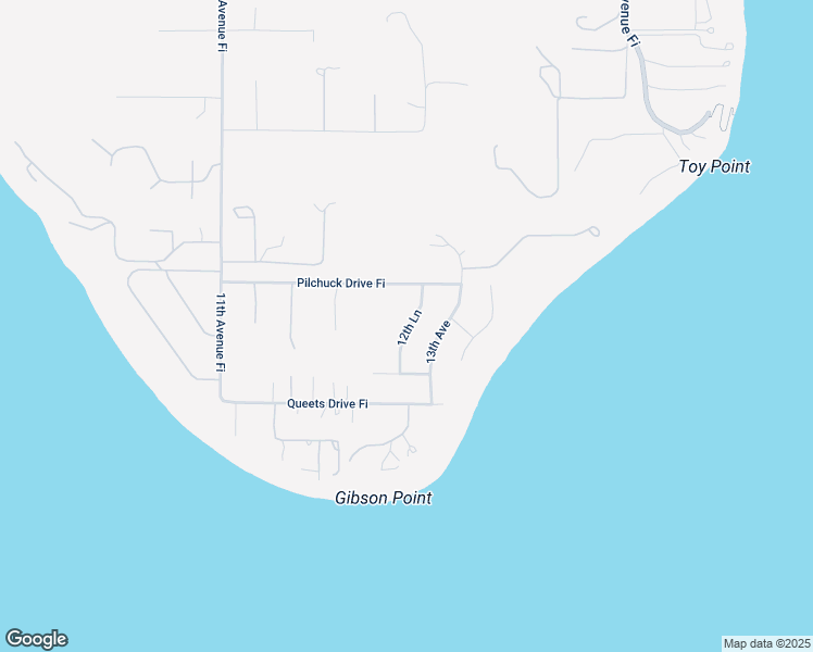 map of restaurants, bars, coffee shops, grocery stores, and more near 1534 12th Lane Fi in Fox Island