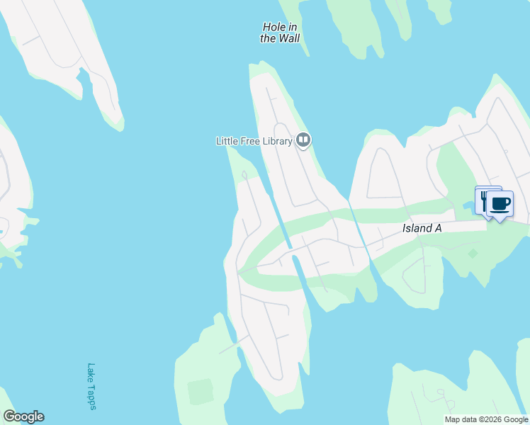 map of restaurants, bars, coffee shops, grocery stores, and more near 2925 196th Avenue Court East in Lake Tapps