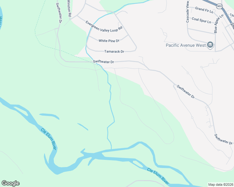 map of restaurants, bars, coffee shops, grocery stores, and more near Wanawish Loop in Kittitas County