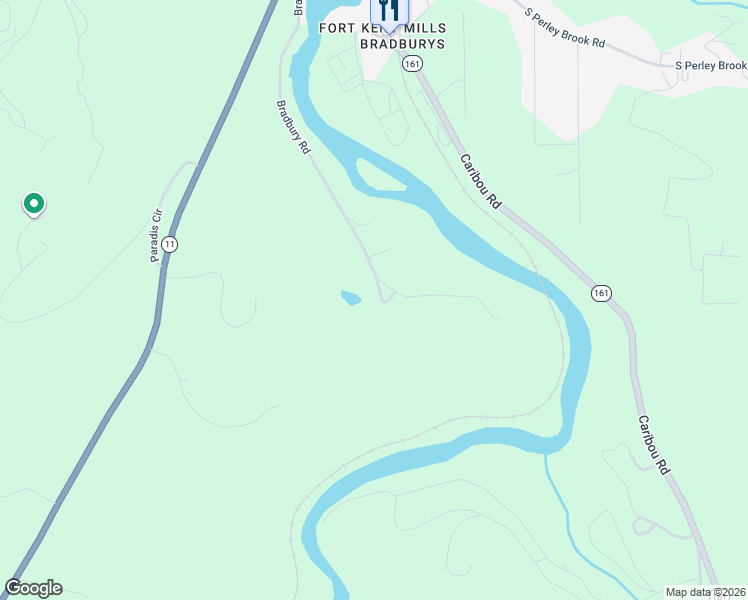 map of restaurants, bars, coffee shops, grocery stores, and more near 175 Bradbury Road in Fort Kent