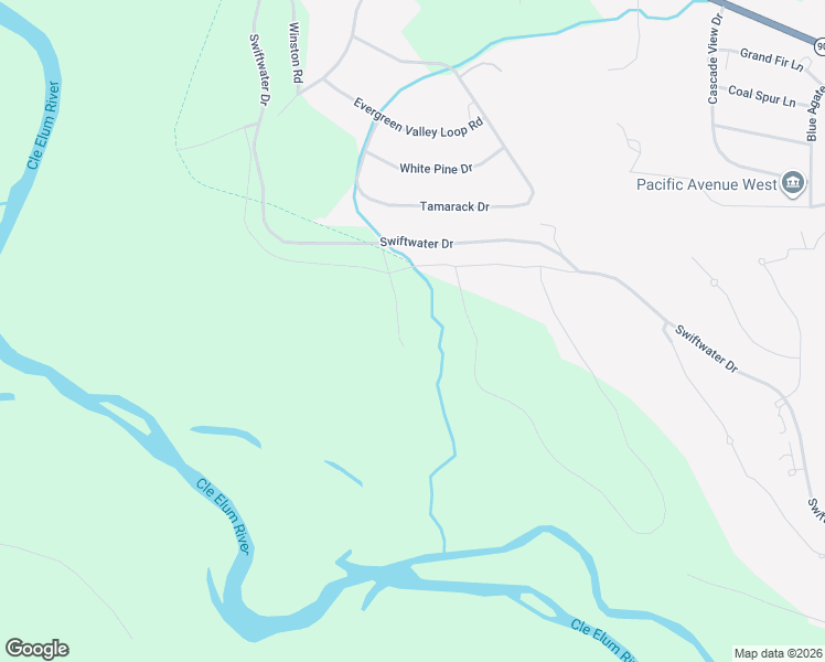 map of restaurants, bars, coffee shops, grocery stores, and more near 20 Retreat Place in Cle Elum