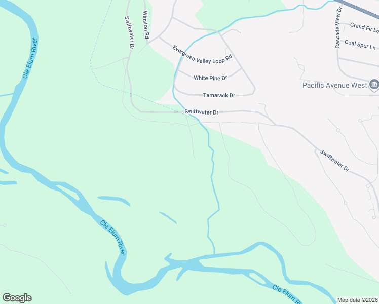 map of restaurants, bars, coffee shops, grocery stores, and more near 120 Tamarack Street in Cle Elum