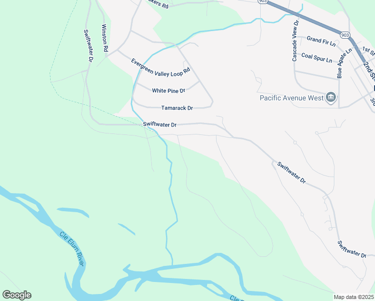 map of restaurants, bars, coffee shops, grocery stores, and more near 1891 Wanawish Loop in Cle Elum