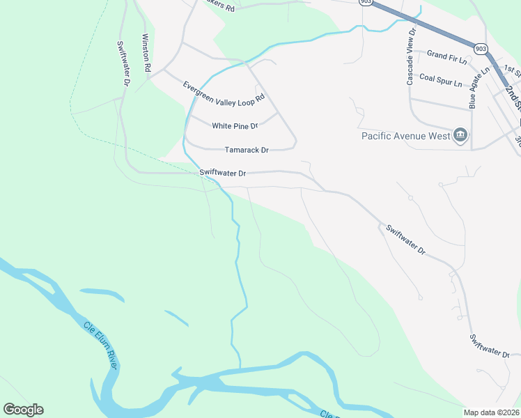 map of restaurants, bars, coffee shops, grocery stores, and more near 1891 Wanawish Loop in Cle Elum